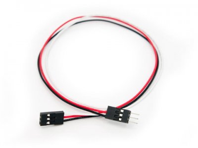 Cables 3 Conductores Macho-Hembra 5 unidades (mdulos rojos)