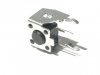 Pulsador CI 1 circuito Vertical 6x6 mm long. pulsador 1mm.
