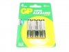 Pila alcalina 1,5V AAA Blister de 4 pilas