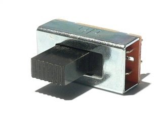 Conmutador deslizante C/I 1 circuito 2 posiciones 14x5 mm