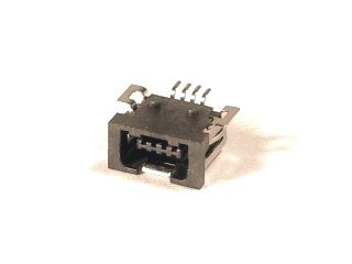Conector Mini USB Tipo A Hembra 4 pin para SMD o CI