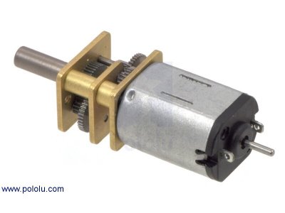 100:1 Micro Metal Gearmotor with Extended Motor Shaft