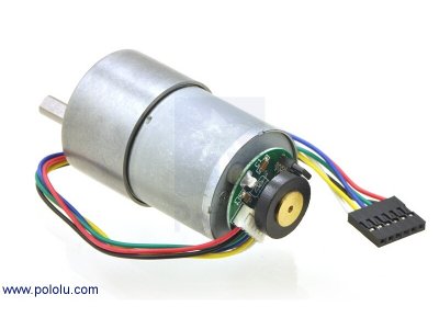 19:1 Metal Gearmotor 37Dx52L mm with 64 CPR Encoder