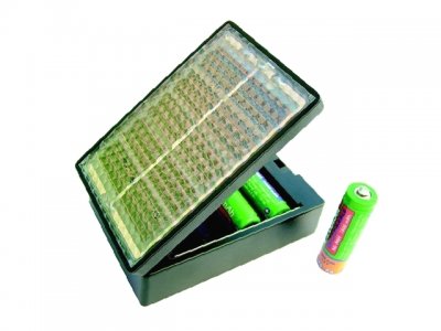 Cargador solar 4 baterias. AA (R6)