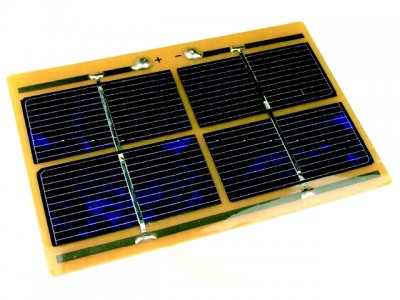 Panel solar 117x122x4mm 2V1W