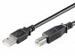 Cable USB 2.0 terminales A y B 1.8m