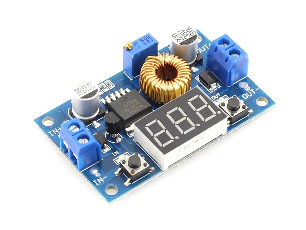 StepDown Voltage Regulator 1.2535V with Voltage Meter Arduino