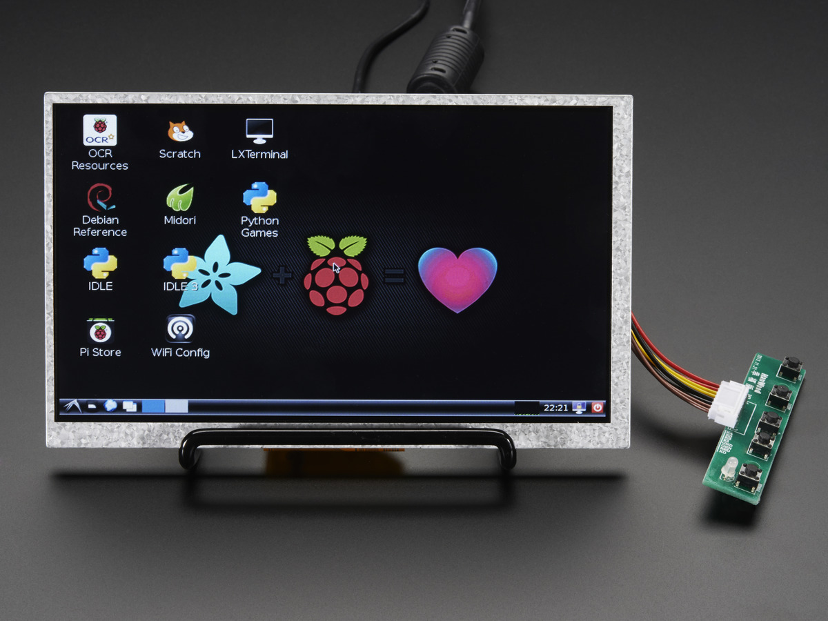 Touchscreen 800x480 - HDMI/VGA/NTSC 