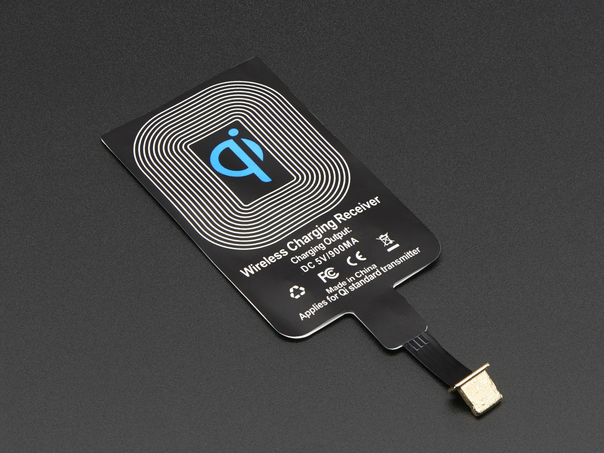 2677 Adafruit Qi Wireless Charging Module 20mm Lightning Connector