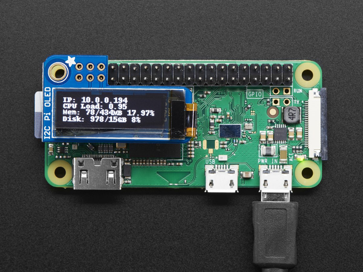 3527 Adafruit Adafruit PiOLED - 128x32 