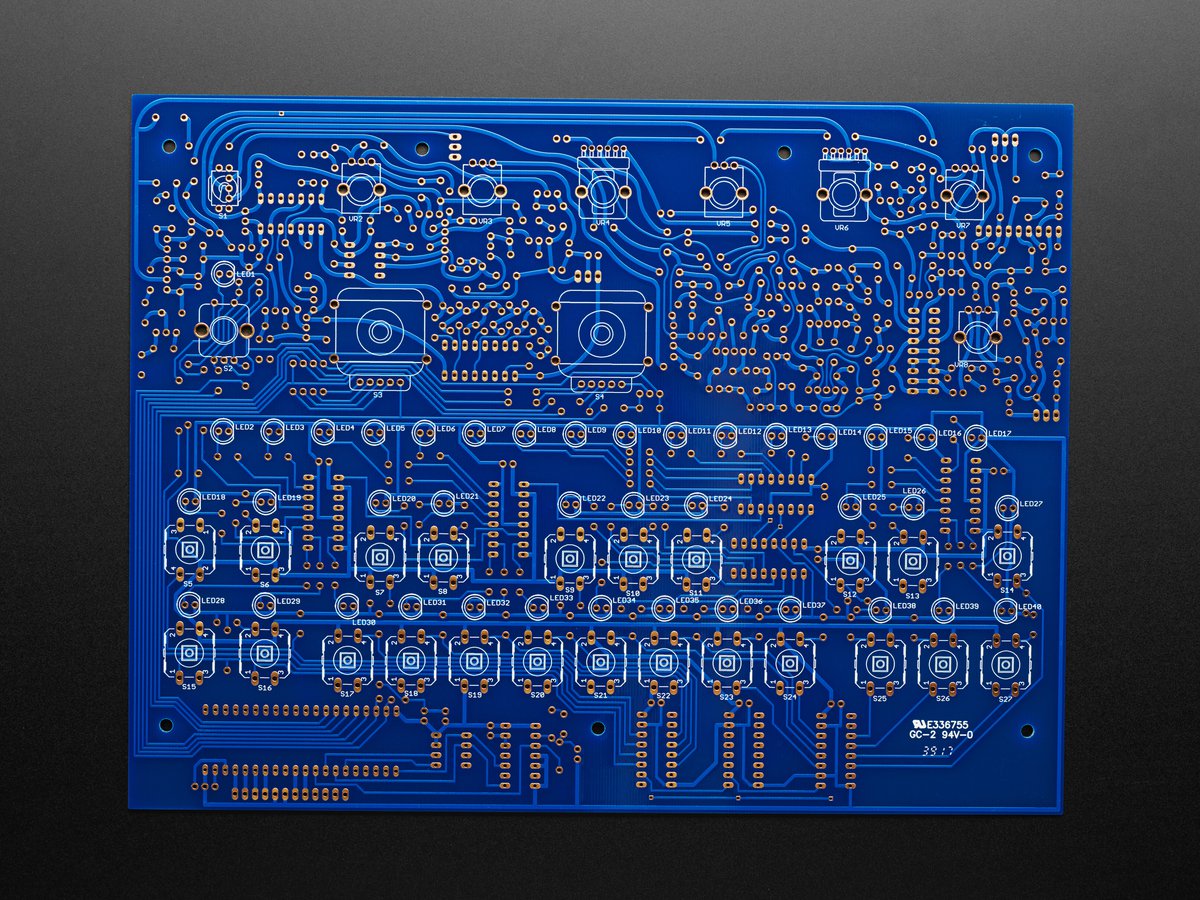 Adafruit 3603 Ladyada's x0xb0x Synth Kit PCB Set