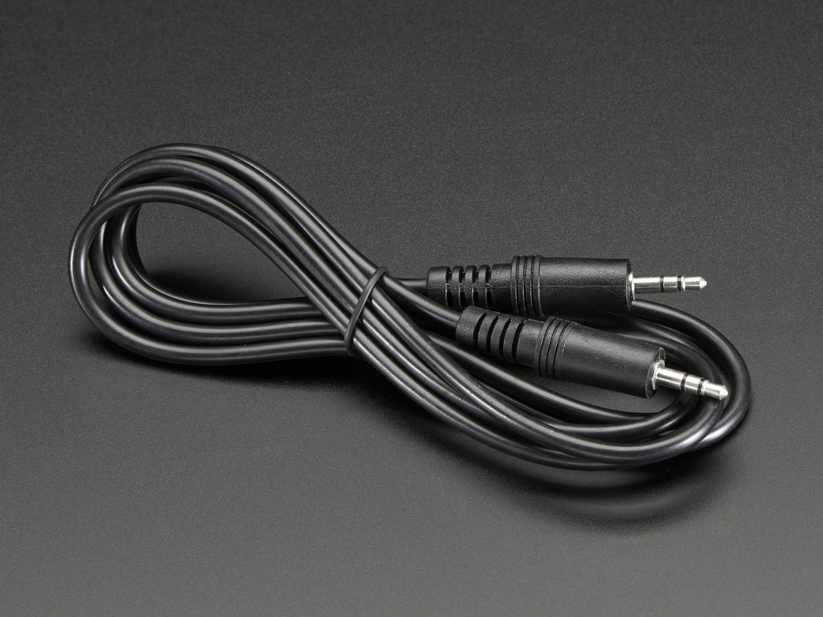 876 Adafruit Stereo 3.5mm Plug/Plug Audio Cable 6 feet
