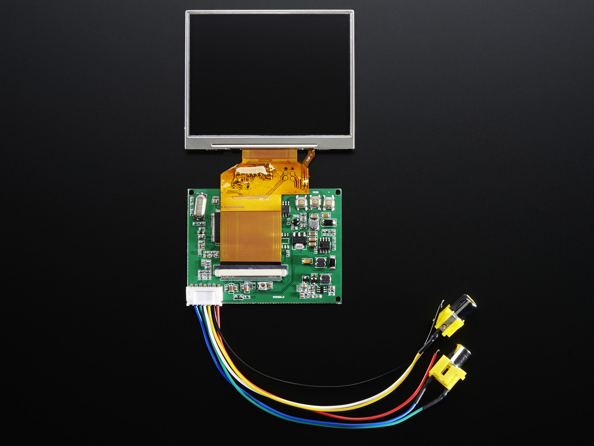Экран 3 5 дюйма. Adafruit NTSC/Pal (Television) TFT display. Цветной дисплей 3,5 дюйма FY-351 NTSC/Pal. NTSC/Pal Driver Board. Маленький TFT-дисплей.