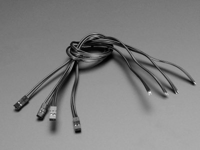 Pig-Tail Cables - 0.1" 2-pin - 4 Pack