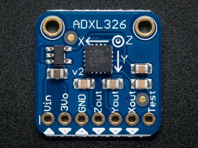 ADXL326 - 5V ready triple-axis accelerometer (+-16g analog out)