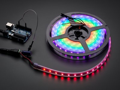 Adafruit NeoPixel Digital RGB LED Strip - White 60 LED