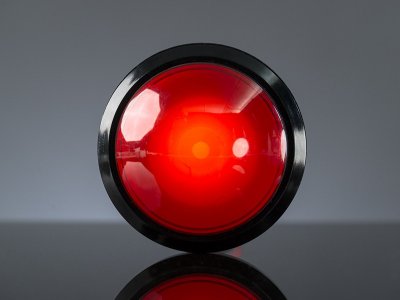 Massive Arcade Button with LED - 100mm Red