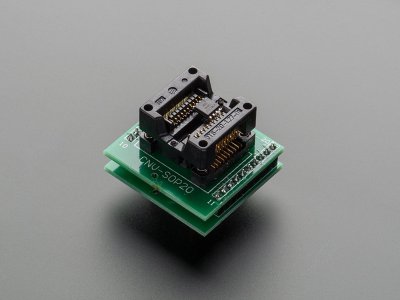 SMT Test Socket - SOIC-20 Medium Breakout