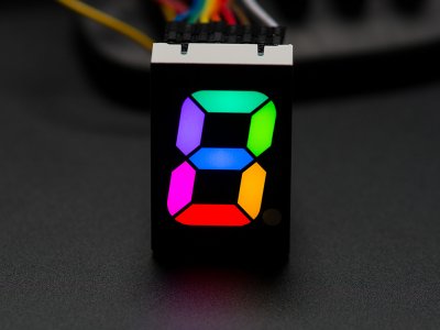 RGB 7-Segment Digit - 1" Tall Digit