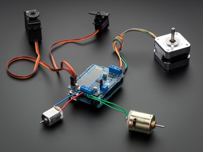 Shield Driver para Motores CC Paso a Paso y Servos