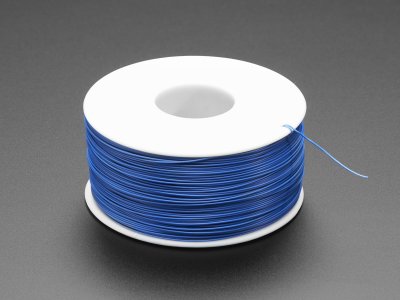 Wire Wrap Thin Prototyping & Repair Wire - 200m 30AWG Blue