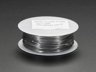 Mini Solder spool - 60/40 lead rosin-core solder 0.031" diamete