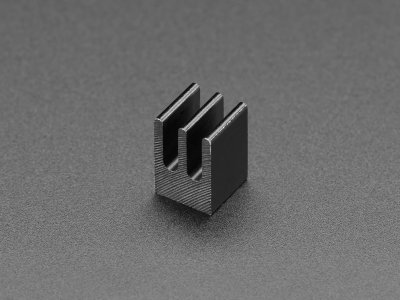 Aluminum SMT Heat Sink - 0.26"x0.26" square - 0.39" tall