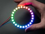 NeoPixel Ring  24-WS2812 5050 RGB LED with Integrated Drivers