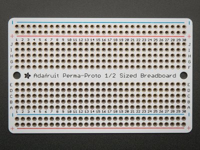 Adafruit Perma-Proto Half-sized Breadboard PCB - Single