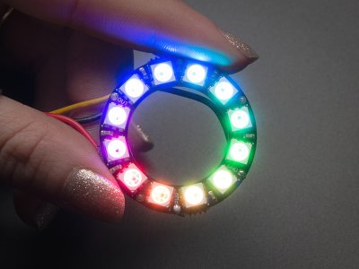 NeoPixel Ring - 12 x 5050 RGB LED with Integrated Drivers