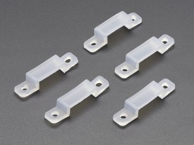 Silicone Clips for NeoPixel LED Strips - set of 5