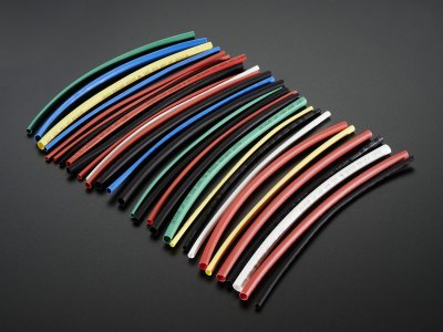 Multi-Colored Heat Shrink Pack - 3/32" + 1/8" + 3/16" Diamete