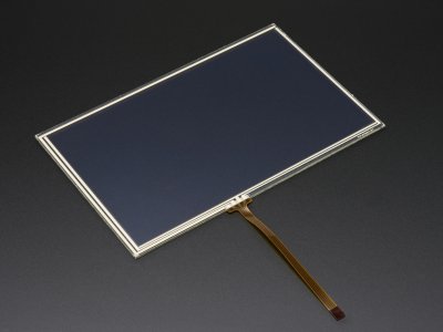 Resistive Touchscreen Overlay - 7" diag. 165mm x 105mm - 4 Wire