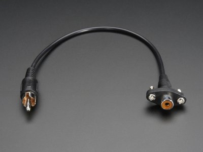 Panel Mount RCA (Composite Video, Audio) Cable