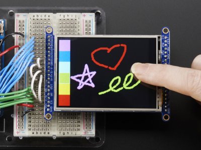 2.8" TFT LCD with Touchscreen Breakout Board w/MicroSD Socket