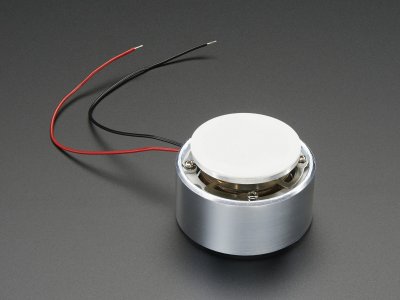 Large Surface Transducer with Wires - 4 Ohm 5 Watt