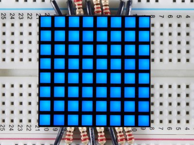 1.2" 8x8 Matrix Square Pixel - Blue