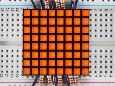 1.2" 8x8 Matrix Square Pixel - Amber
