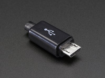 USB DIY Slim Connector Shell - MicroB Plug