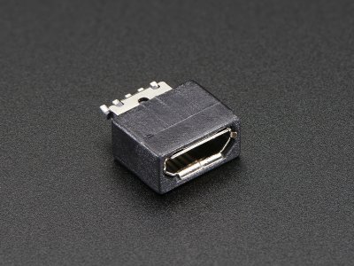 USB DIY Connector - MicroB Female Plug