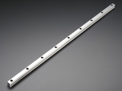 Linear Bearing Supported Slide Rail - 15mm wide - 500mm long