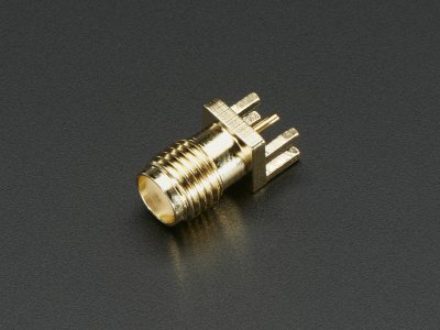 Edge-Launch SMA Connector for 1.6mm / 0.062" Thick PCBs