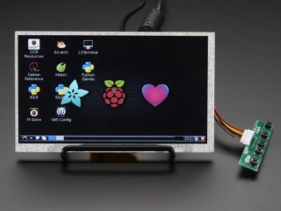 HDMI 4 Pi: 7" Display no Touchscreen 800x480 - HDMI/VGA/NTSC/PA