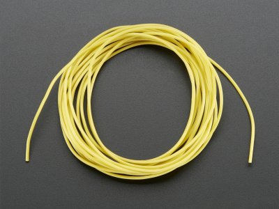 Silicone Cover Stranded-Core Wire - 2m 30AWG Yellow
