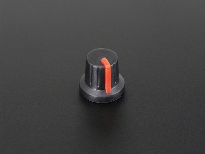 Potentiometer Knob - Soft Touch T18 - Red