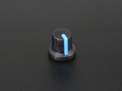 Potentiometer Knob - Soft Touch T18 - Blue