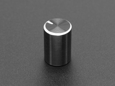 Slim Metal Potentiometer Knob - 10mm Diameter x 15mm - T18