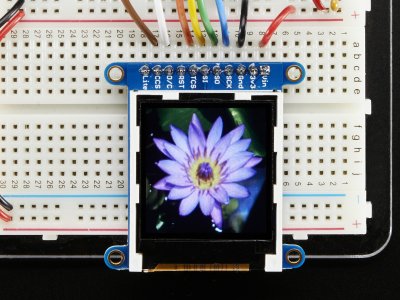 Adafruit 1.44" Color TFT LCD Display with MicroSD Card breakout