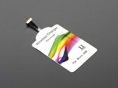 Universal Qi Wireless Charging Module - 20mm Reverse MicroUSB