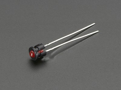 3mm Plastic Bevel LED Holder - Pack of 5